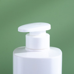 500ml shampoo bottle white push plastic daily necessities packaging square shower gel shampoo bottle