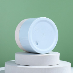 200g face cream bottle fashion plastic cosmetic packaging material with spoon hair mask mud mask jar face cream bottle