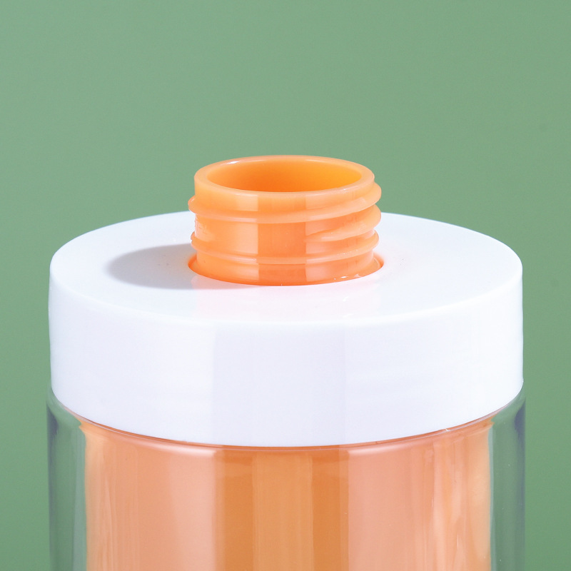 U Shape Double-Layer Plastic Bottle 500ml 16.9oz