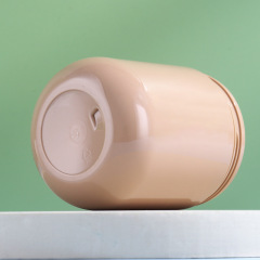 Manufacturer 250ml hair mask bottle colorful plastic packaging fashionable skin care packaging round wide mouth mud mask jar hair mask bottle