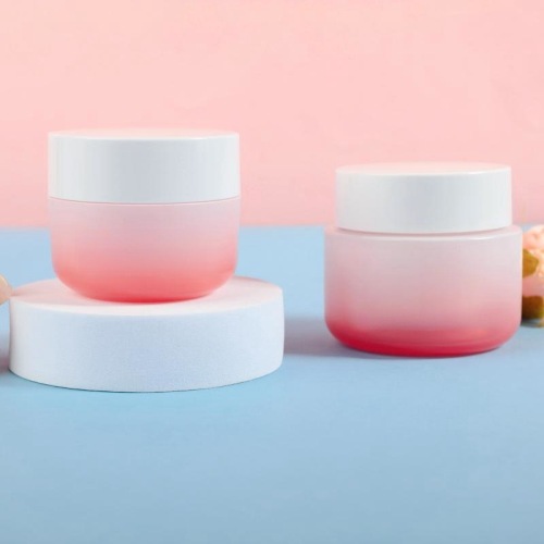 Manufacturer 50g cream bottle light luxury PETG thick wall cosmetic packaging round double layer packaging mask cream bottle