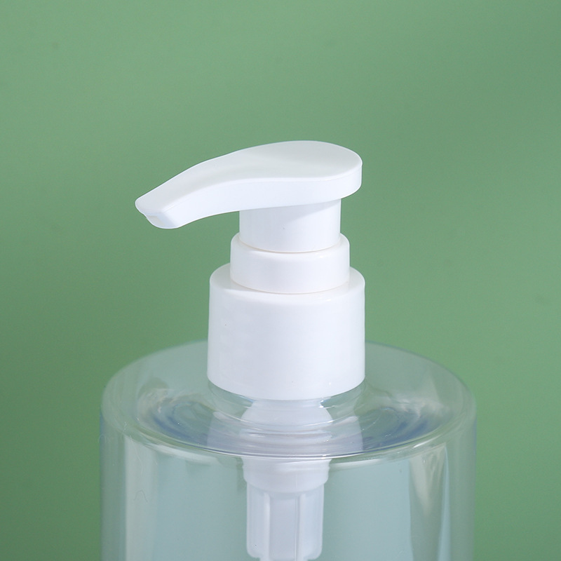 350ml hand sanitizer bottle transparent plastic round flat shoulder wash packaging material bathroom dispenser hand sanitizer bottle