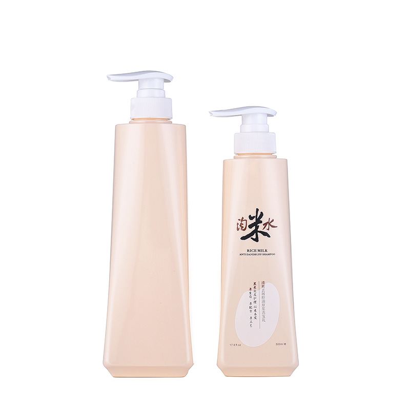 Manufacturer 750ml shower gel bottle Creative press plastic special-shaped large capacity packaging shampoo shower gel bottle