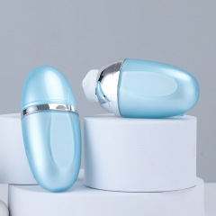 30ml sunscreen bottle Creative plastic cosmetic packaging double layer oval foundation isolation sunscreen bottle