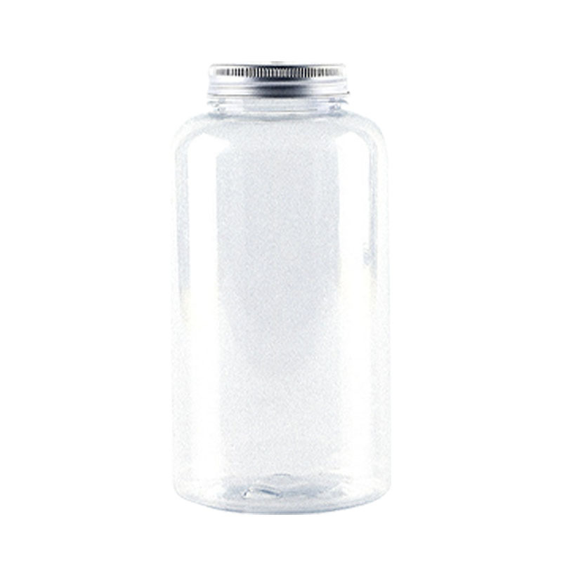 Milk tea round bottle plastic transparent 550mlpet juice Yangzhi Ganlu packaged bottle disposable beverage bottle