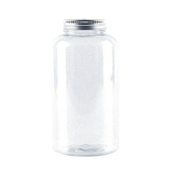 Milk tea round bottle plastic transparent 550mlpet juice Yangzhi Ganlu packaged bottle disposable beverage bottle