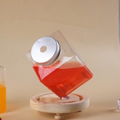 PET square bottle juice plastic bucket bottle square bottle 500ml plastic bottle manufacturer genuine disposable beverage bottle