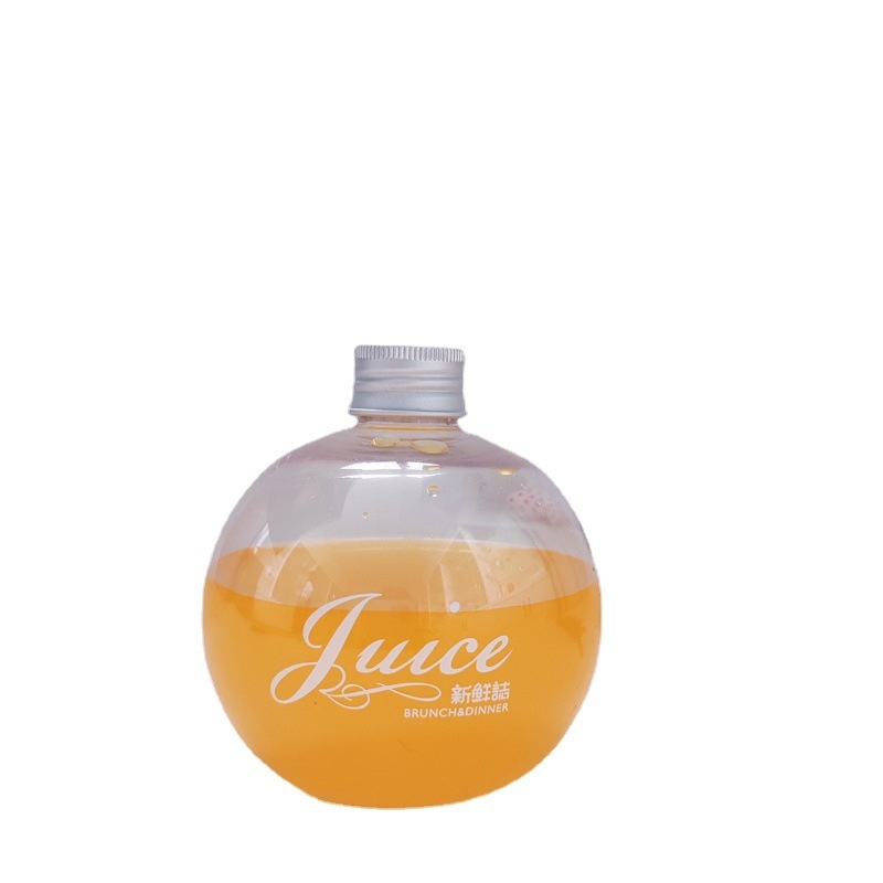 Spherical bottle disposable beverage watermelon bottle 500ml milk tea bottle cold brew tea pet bottle plastic bottle 200ml