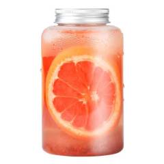 500ml large-caliber internet celebrity milk tea coffee beverage fresh juice package takeaway plastic PET round milk tea bottle