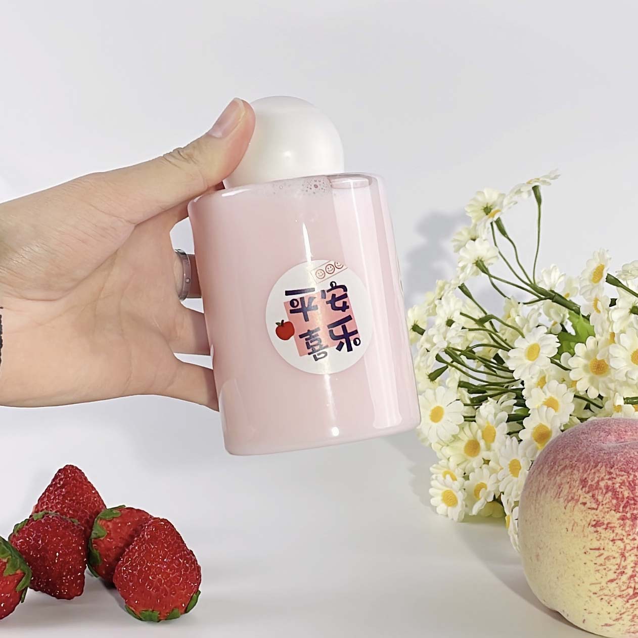 38 mouth 320ml aromatherapy bottle fresh and cute plastic pet material girl small capacity high value