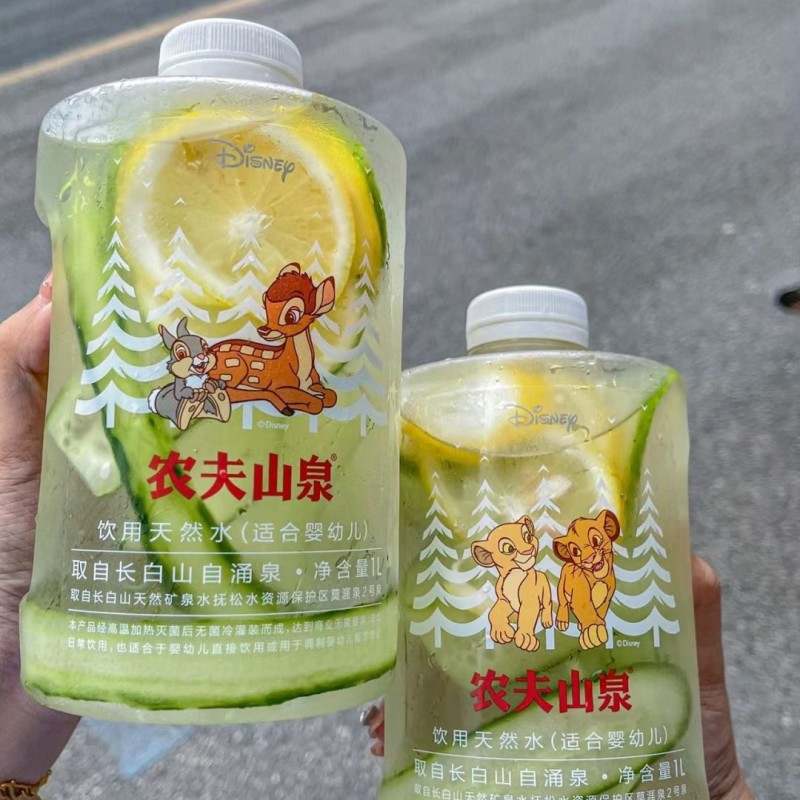 Baby bucket hand-held 1L whole box batch large bottle mother and baby baby drinking water mineral water plastic bottle