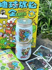 Yangzhi Ganlu U-shaped fat bottle disposable transparent plastic bottle with cover pet cold drink milk tea cup