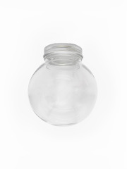 High-value globe bottle transparent disposable plastic bottle pet ball bottle Christmas packaging spot wholesale