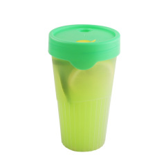 600mlPP Lele Cup Internet celebrity frosted plastic bottle handy cup juice vertical bottle manufacturer genuine lemon tea cup
