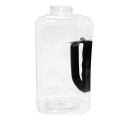Cool summer 53 mouth 2.2l milk tea large capacity bucket cute shape sports water cup plastic pet