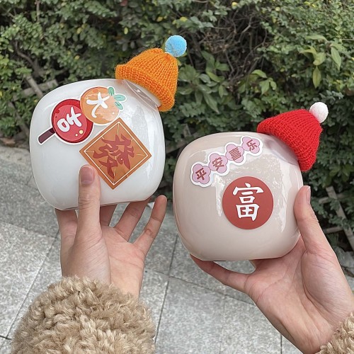 Cute crooked mouth small square bottle is here 38 caliber 500ml large capacity unique shape plastic pet bottle