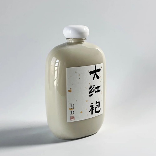 Creative tea latte tea drink plastic bottle disposable transparent thickened milk tea bottle 500ml food grade pet