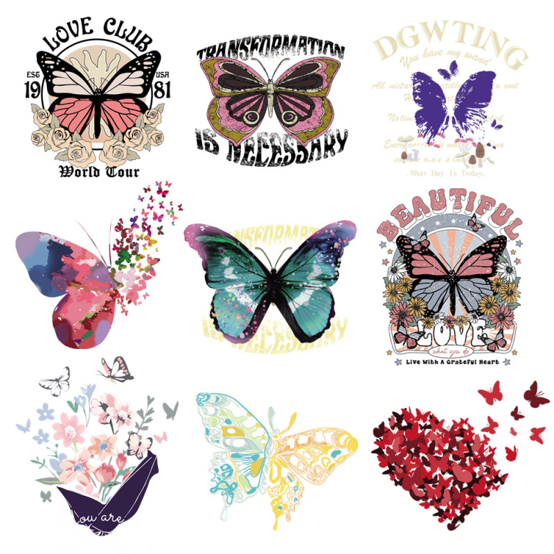 Hot-selling crystal cup stickers, uv dtf transfer stickers, tear-off cartoon logo waterproof label stickers, can be customized with drawings