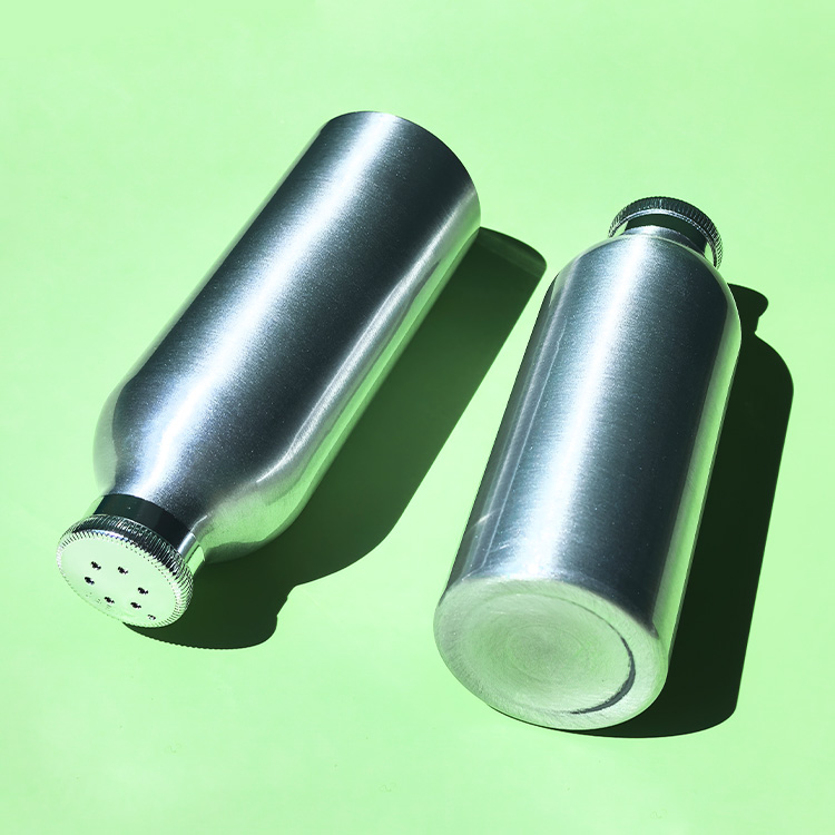 100ml 50*140MM chili seasoning jar barbecue seasoning powder seasoning aluminum bottle metal packaging rotary aluminum bottle