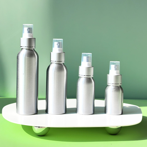 Cosmo Round Fine Mist Spray Aluminum Bottles 30ML 50ML 100ML 120ML