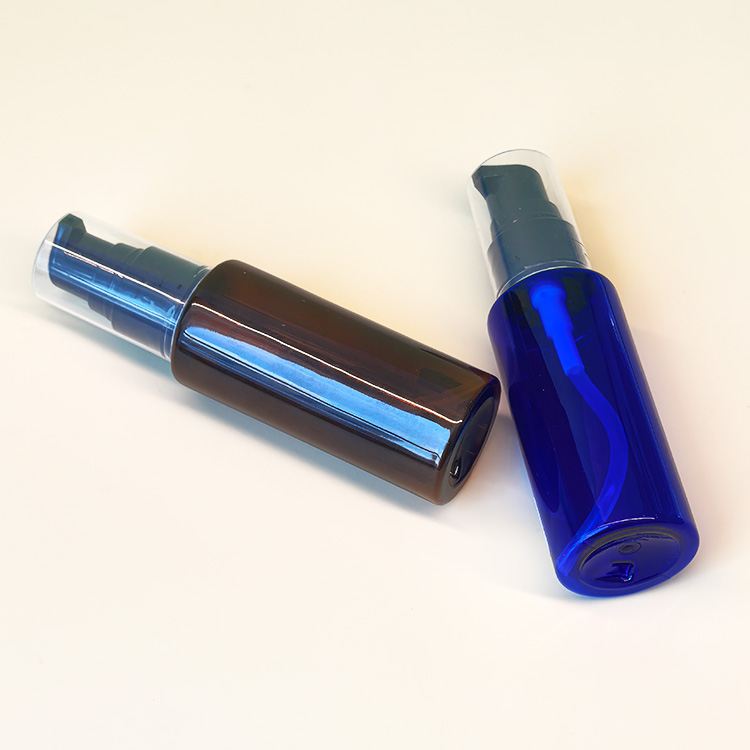 PET Plastic Cylinder Lotion Pump Bottle 50ML