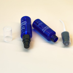 PET Plastic Cylinder Lotion Pump Bottle 50ML