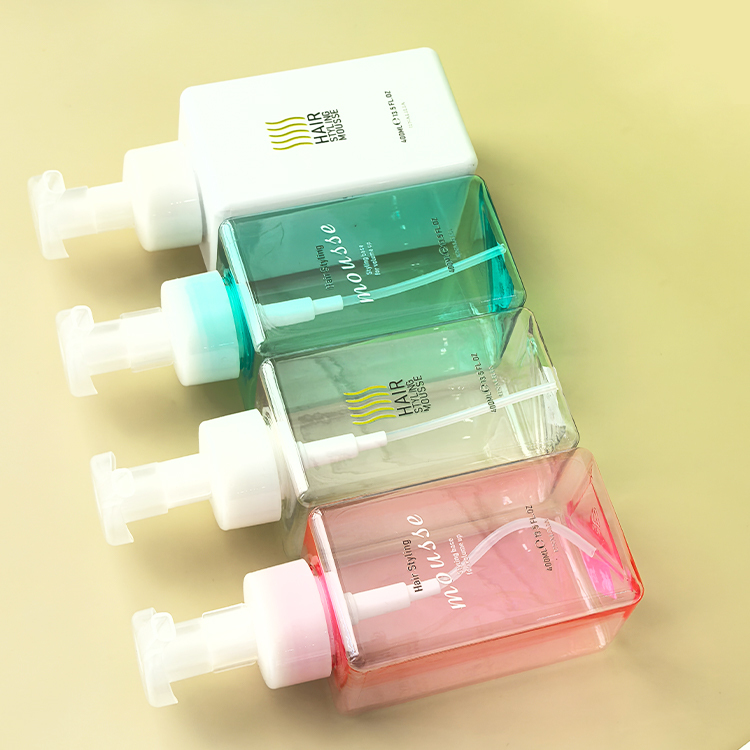 PETG Plastic Square Foam Soap Bottles 250ml 450ml