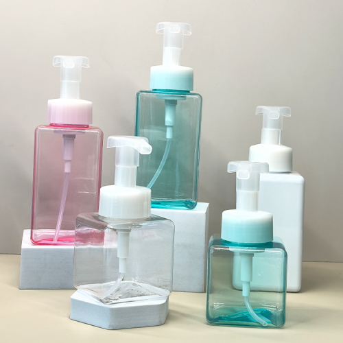 PETG Plastic Square Foam Soap Bottles 250ml 450ml