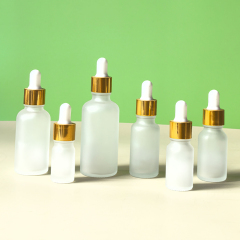 Frosted Glass Dropper Bottle 5ml 10ml 15ml 20ml 30ml 50ml 100ml