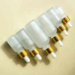 Frosted Glass Dropper Bottle 5ml 10ml 15ml 20ml 30ml 50ml 100ml