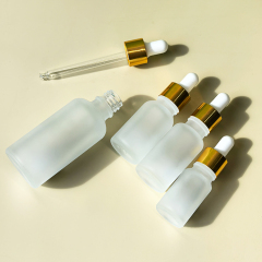 Frosted Glass Dropper Bottle 5ml 10ml 15ml 20ml 30ml 50ml 100ml