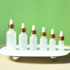 Frosted Glass Dropper Bottle 5ml 10ml 15ml 20ml 30ml 50ml 100ml