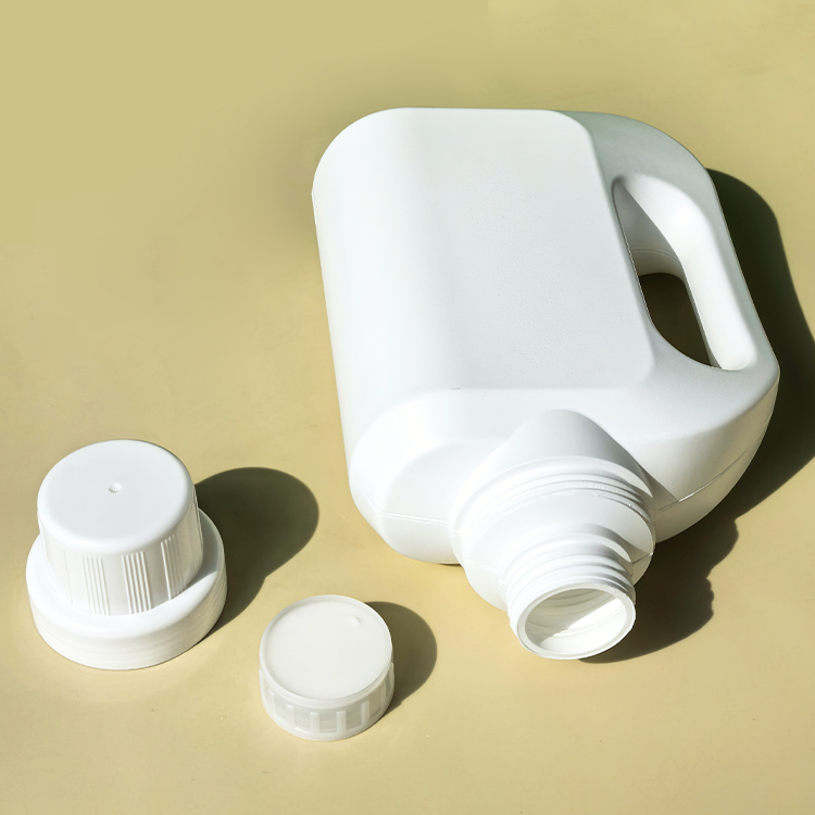 Large Capacity 1000ml Plastic Laundry Detergent Bottle Square Screw Cap Household Cleaning Softener Replacement Empty