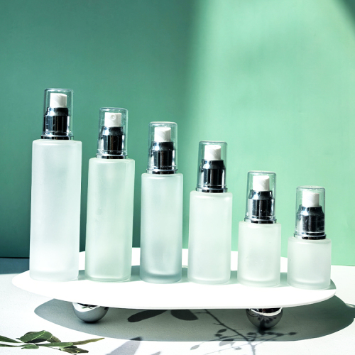 20ML30ML40ML50ML60ML80ML100ML frosted glass bottle push spray bottle portable set essence cosmetics bottle