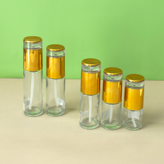 20ML30ML40ML50ML60ML80ML100ML120ML transparent thickened glass cosmetic essence lotion bottle press spray bottle wholesale