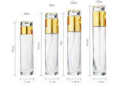 20ML30ML40ML50ML60ML80ML100ML120ML transparent thickened glass cosmetic essence lotion bottle press spray bottle wholesale
