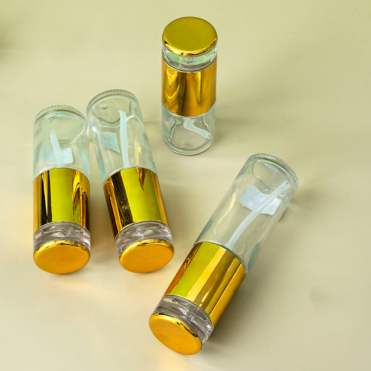 20ML30ML40ML50ML60ML80ML100ML120ML transparent thickened glass cosmetic essence lotion bottle press spray bottle wholesale