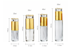 20ML30ML40ML50ML60ML80ML100ML120ML transparent thickened glass cosmetic essence lotion bottle press spray bottle wholesale
