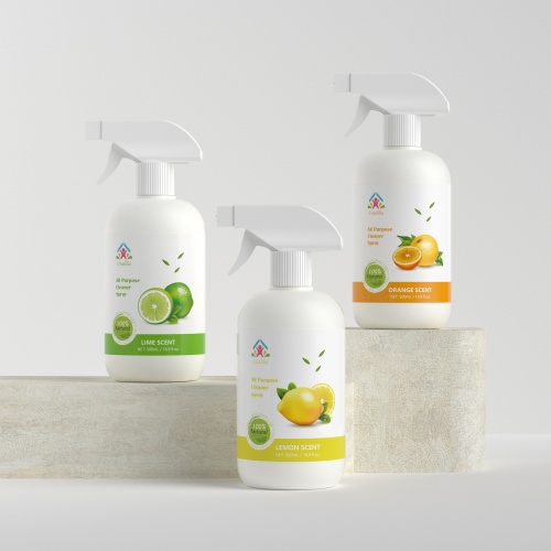 Custom 500ML HDPE Plastic Boston Round Pump Bottle Dispenser for Shampoo Lotion Bathroom Cosmetic Packaging Container