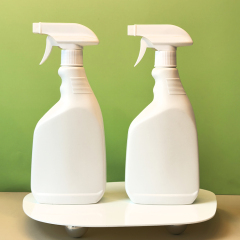 Manufacturers wholesale 500ml spray bottle thickened PE plastic 28-mouth packaging bottle