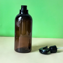PET500ml long neck shampoo and shower gel refill bottle empty bottle can be customized color printing LOGO