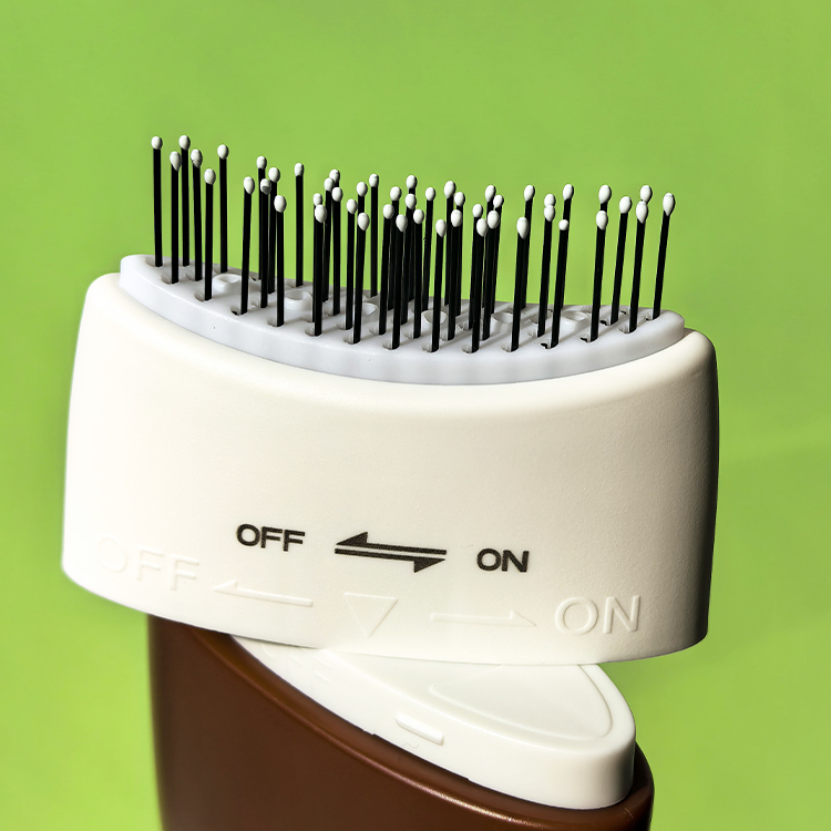 40ml Plastic Squeeze Bottle with Comb Brush | Hair Dye Scalp Care Applicator Packaging Bottle