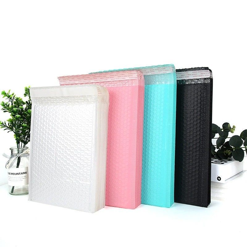 Film Bubble Courier Bags, Logistics Clothing Packaging Poly Mailers, Heavy Duty Self-Seal Shipping Bags for E-Commerce Wholesale