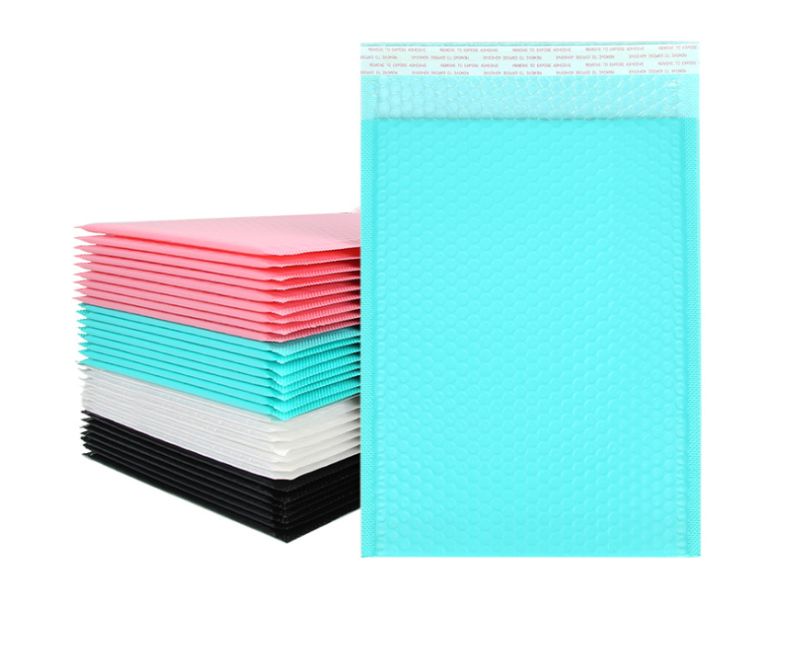 Film Bubble Courier Bags, Logistics Clothing Packaging Poly Mailers, Heavy Duty Self-Seal Shipping Bags for E-Commerce Wholesale