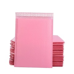 Film Bubble Courier Bags, Logistics Clothing Packaging Poly Mailers, Heavy Duty Self-Seal Shipping Bags for E-Commerce Wholesale