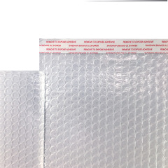 Package Express Bubble Bag White Glossy Pearlescent