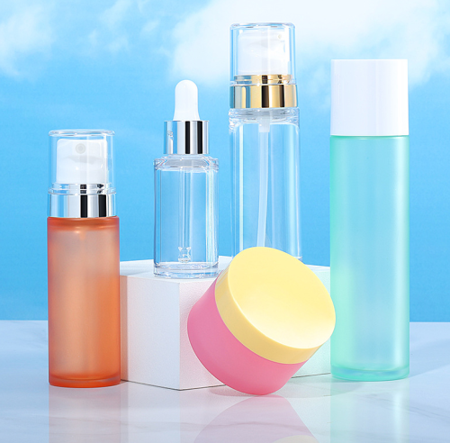 50G 25ML 50ML 120ML 150ML Lotion Cosmetic Bottle Thick Wall Plastic Essence Dropper Bottle High-end Skin Care Set Bottle