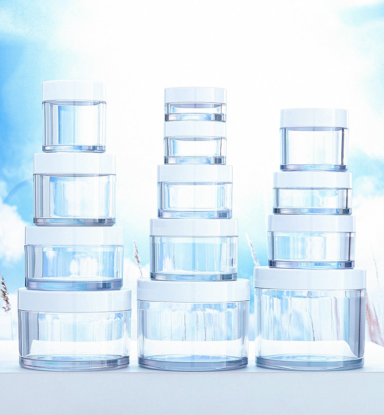 15G 30G 100G 120G 150G 200G 250G cosmetics skin care products bottle cream thick wall cream bottle transparent pet plastic wide mouth jar