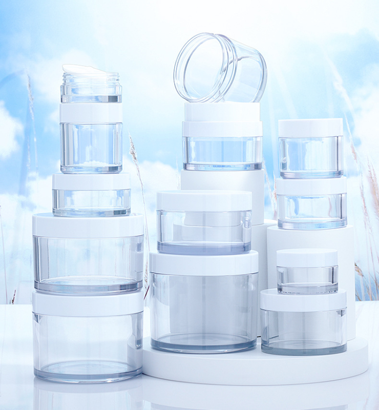 15G 30G 100G 120G 150G 200G 250G cosmetics skin care products bottle cream thick wall cream bottle transparent pet plastic wide mouth jar