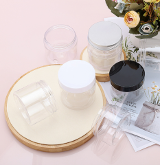 68 tooth wide mouth bottle 80ML100ML120ML140ML150ML180ML190ML200ML250ML cosmetics sub-bottle pet plastic transparent cream bottle cream jar